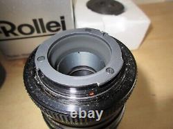 Rollei MC 12.8 28mm Lens with Rollei QBM Mount Boxed & Working Condition