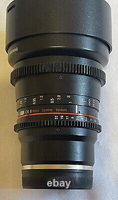 Samyang 10mm T3.1 VDSLR NCS Cine Lens Sony E Mount Excellent condition