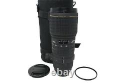 Sigma 100-300mm Telephoto Lens f/4.0 APO HSM DG for Nikon F-Mount, Good Cond