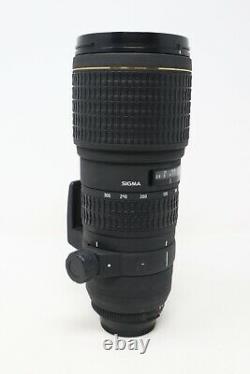 Sigma 100-300mm Telephoto Lens f/4.0 APO HSM DG for Nikon F-Mount, Good Cond