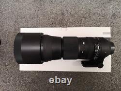 Sigma 150-600mm F/5-6.3 DG OS HSM C Contemporary Lens Nikon F mount HARDLY USED