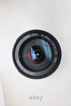 Sigma 18-200mm Lens F/3.5-6.3 DC, All-Around Lens for Sony A-Mount, Good Cond