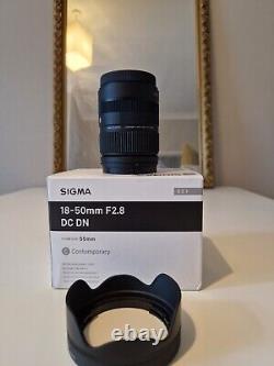 Sigma 18-50mm f2.8 DC DN Contemporary Lens Fujifilm X Mount