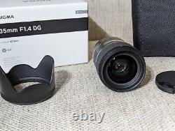 Sigma 35mm F1.4 DG HSM Art Sony E Mount Boxed Excellent Condition