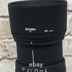 Sigma 50-200mm Telephoto Lens f/4.0-5.6 OS HSM, Stabilised. Nikon Mount. Filters