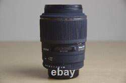 Sigma EX DG 105mm f/2.8 Pentax K Mount Macro Lens with UV Filter, Hood and Box