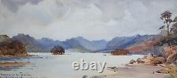Signed Watercolour WILLIAM ALISTER MACDONALD'Derwentwater from Friars Crag