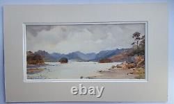 Signed Watercolour WILLIAM ALISTER MACDONALD'Derwentwater from Friars Crag
