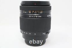 Sony 18-250mm All-Around Lens f/3.5-6.3, SAL18250 for Sony A-Mount, V. G. Cond
