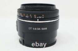 Sony 35mm Prime Lens F/1.8 DT SAM Sharp, SAL35F18, for Sony A-Mount, V. G. Cond