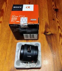 Sony 50mm F1.4 For Sony A-Mount SAL50F14, Very Good Condition