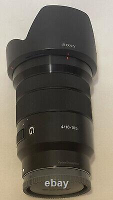 Sony E PZ 18-105mm f/4 G OSS Lens, E-mount for APS-C cameras, Boxed. Mint