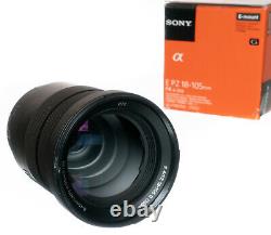Sony PZ 18-105mm G OSS F4 Zoom Lens Fits Sony E Mount + Front Rear Lens Caps