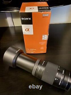 Sony Tele Lens 75-300mm A-mount For Sony Alpha DSLR In Excellent Condition