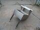 Stainless Steel Wall Mounted Mop Bucket Sink With Front Legs £125 + Vat