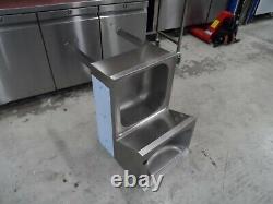 Stainless Steel Wall Mounted Mop Bucket Sink with Front Legs £125 + Vat
