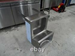 Stainless Steel Wall Mounted Mop Bucket Sink with Front Legs £180 + Vat