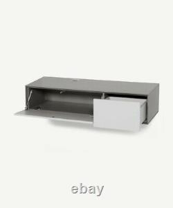 Stretto Wall Mounted Media Unit / TV Stand In Grey From made. Com