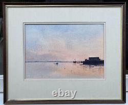 Sunset Over The Port Of Aberdyfi Edward Morris Of Aberdyfi / Aberdovey