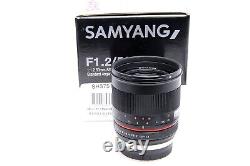 Used Samyang 50mm F1.2 lens for FUji X mount (Boxed SH37516)