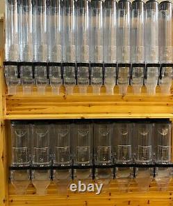 Used retail shop fittings refill shop gravity containers zero waste Martek
