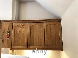 Used solid wood kitchen units