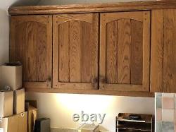 Used solid wood kitchen units
