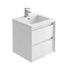 Venta Wall Mounted Bathroom Vanity Unit Gloss White Resin Basin 500 600 800mm