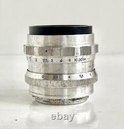 Vintage HELIOS 44 Lens KMZ Silver 2/58, 13 aperture blades, Start camera mount