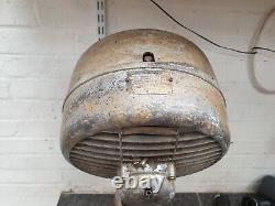 Vintage Industrial Factory GEC Fan Unit 3KW Heater & Timer Working Mount Stand