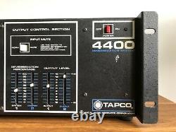 Vintage TAPCO 4400 Spring Reverb Reverberation System Rack Mount Unit