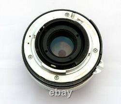Voigtlander Color Heliar SL 75mm f/2.5 lens rare Nikon F mount immaculate