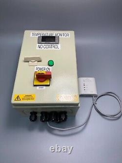 Wall mounted Temperature Control Box With Shut Off Emerson IcooLL Controller UK