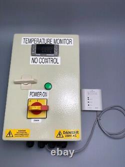 Wall mounted Temperature Control Box With Shut Off Emerson IcooLL Controller UK