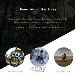26 Vélo De Montagne Électrique 1000w 48v Fat Tires Vélo City Cyclomoteur Utilisation E-bike Mtb