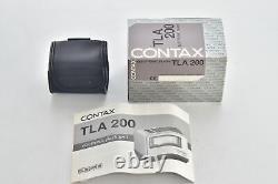 BOÎTE MINT Contax TLA200 Flash à montage sur chaussure argentée ÉTUI pour G1 G2 de JAPON