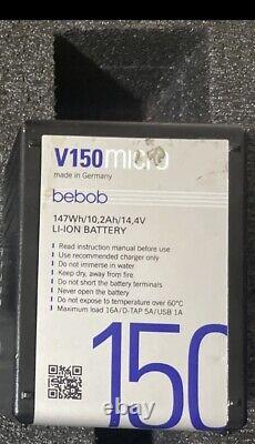 Bebob V150micro Batterie Li-Ion V-Mount