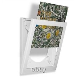 Cadre d'affichage de disque vinyle Art Vinyl Play and Display LP Triple Pack Blanc 12 Ex-Display