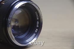 Canon Chrome Nez 50mm F/1.4 Fd Mount Standard Prime Lens