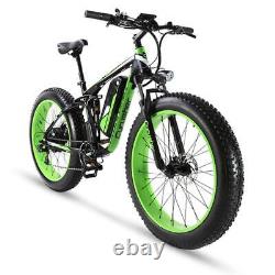 Cyrusher Electric Bike 2648v Full Suspension Fat Tire E-bike Mountain Bike Uk