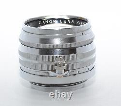 EXC+++++ Canon L39 50mm f1.5 LTM Rangefinder Screw Mount Japan envoi #P16.