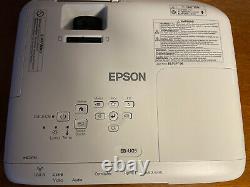 Epson Eb-u05 3400 Lumens Full Hd Projecteur Avec Montage De Plafond Et 84 Écran