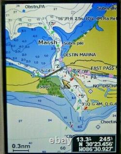Garmin Gpsmap 545 Plein De Charte Unite De Navigation Marine Gps Avec Pouvoir Mount De Couverture