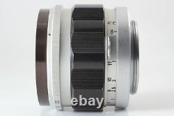 LISEZ! Objectif Canon 50mm f/1.4 Leica LTM L L39 avec capuchon et étui MINT, en provenance du Japon.