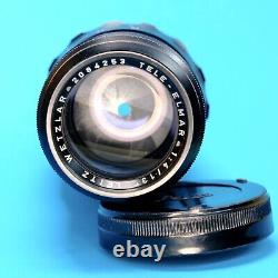 Leica Tele-elmar 135mm F4 Portrait M Lentille Optique Propre Lovely Early Type