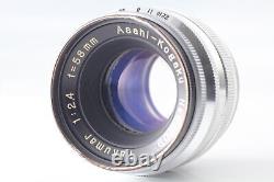 Monture Nikon F convertie Exc+5 Asahiflex IIA Takumar 58mm F/2.4 Objectif du JAPON