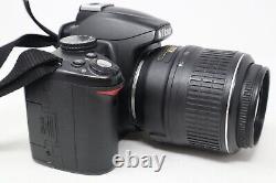 Nikon D3000 Appareil Photo Dslr 10.2mp Avec 18-55mm, Shutter Count 14672, Fair Condition