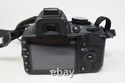Nikon D3100 Appareil Photo Dslr 14.2mp Avec 18-55mm, Shutter Count 6542, Très Bon Cond