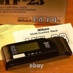 Nikon MF-23 Multi Control Back pour Nikon F4 F4s entièrement fonctionnel BOÎTÉ