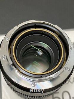Objectif 50mm F2 Mf De Konica M-hexanon Presque Inutilisé Pour Le Montage Leica M